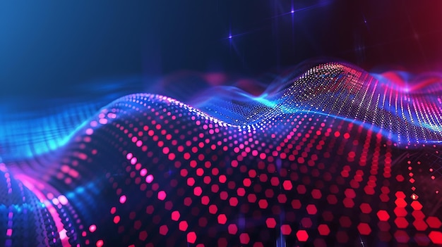抽象的なテクノロジー フォトリアルな背景スタイル