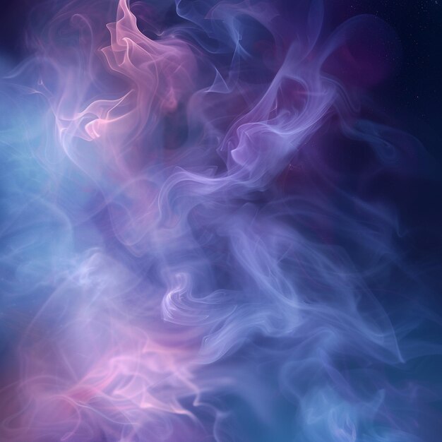 Abstract Technology Background with Blue and Pink Smoke