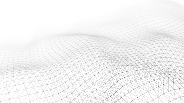 Abstract technology background with connecting dots and lines Network concept Data technology