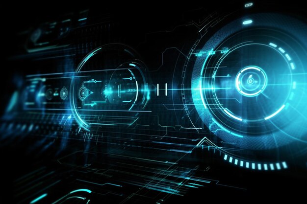 Photo abstract technology background