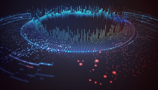 Foto tecnologia astratta big data background concetto tecnologia di intelligenza artificiale