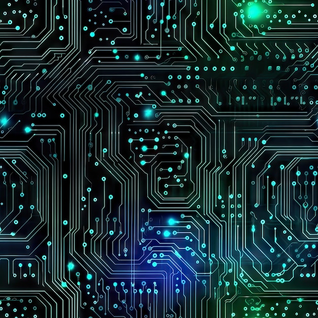 Abstract technology circuit board background pattern