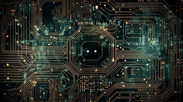 Abstract technology circuit board