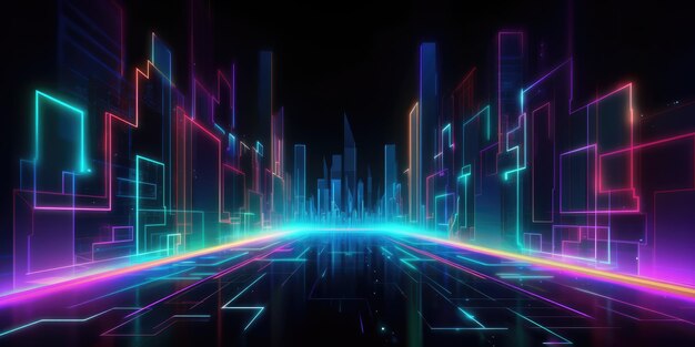 Abstract technology futuristic background