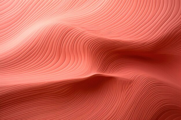 Abstract Terracotta Waves Texture Background