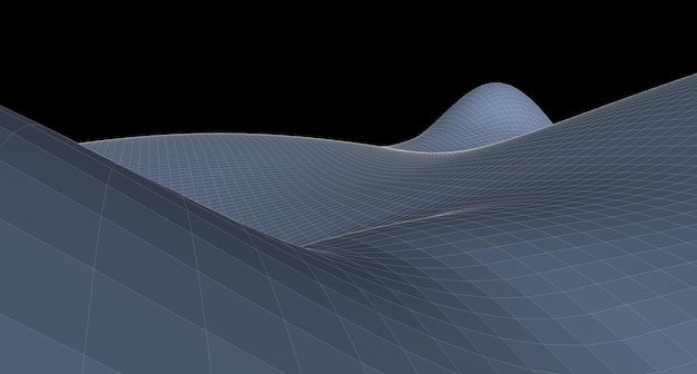 Abstract terrain wireframe landscape background