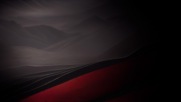 Abstract Texture Background In Black And Red Color