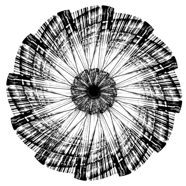 Foto struttura astratta in cerchio