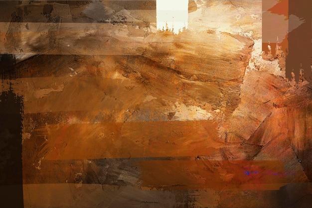 Abstract texture oil painting on canvas in brown background. artistic background image