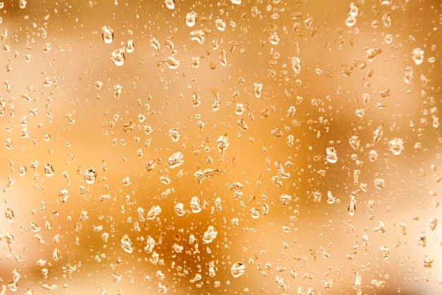 Photo abstract texture water drops on glass