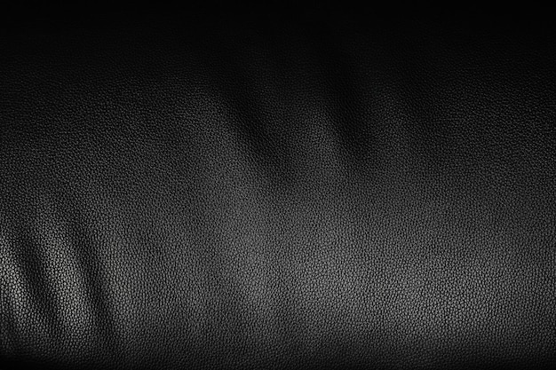 Abstract Textured Black leather with light for background