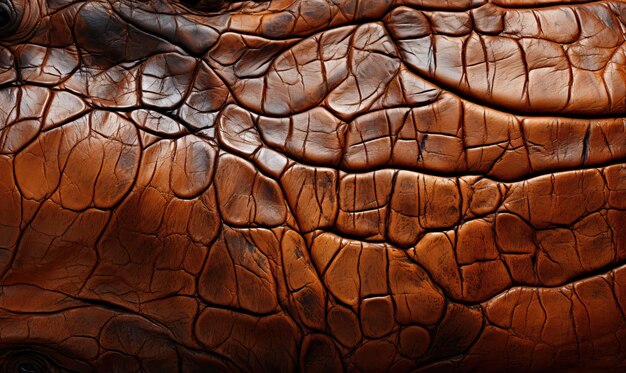 Абстрактный текстурированный коричневый фон имитация кожи бегемота Селективная мягкая фокус