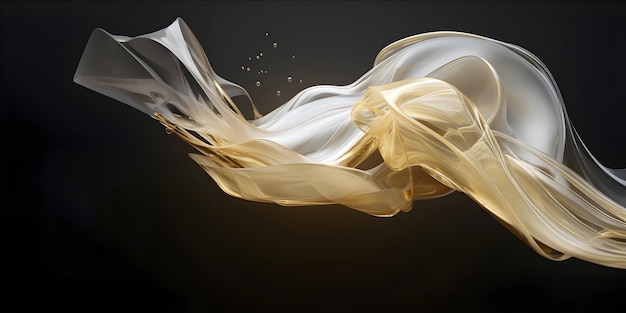 abstract translucent flow background