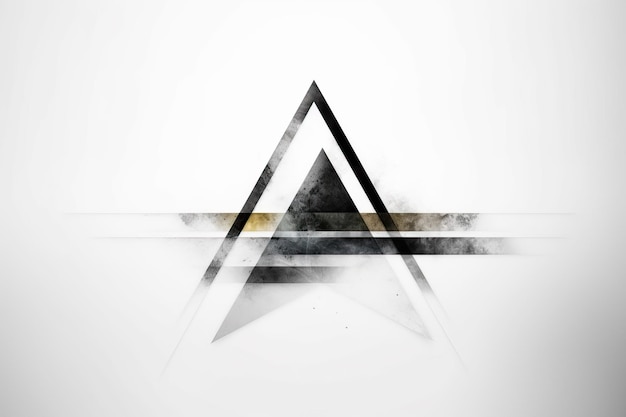 Photo abstract triangle concept design abstract technology banner background