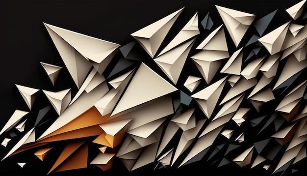 Abstract triangle pattern background