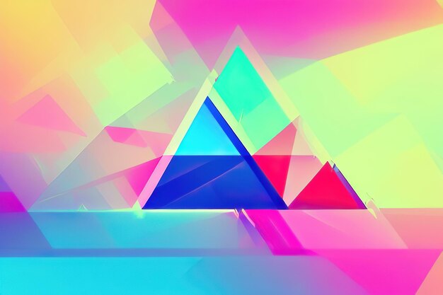 Abstract Triangular Graphics for Decorative BackgroundsxAxA
