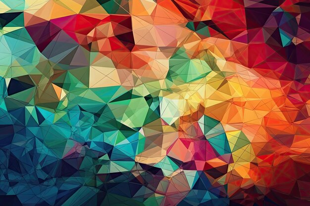 Photo abstract triangulated background illustration