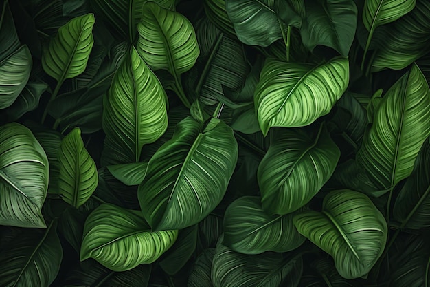 abstract tropical leaves texture nature background tropical leaf