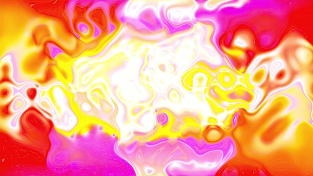 Abstract turbulent glow