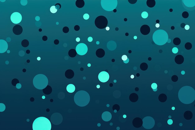 Абстрактный бирюзовый фон с несколькими бирюзовыми точками в стиле неогео-минимализма вибра