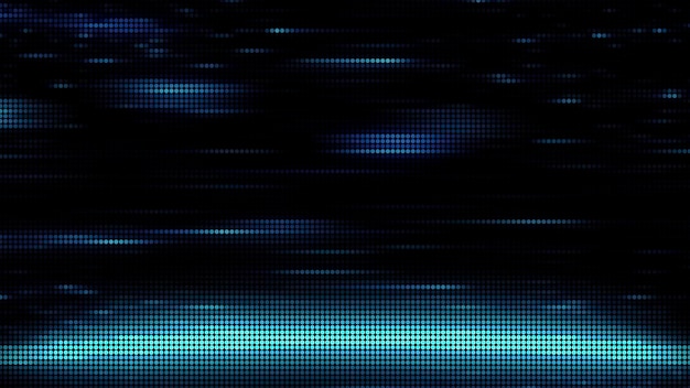 Abstract tv-geluidseffect op een zwart achtergrond motion retro scherm met glitch geluid