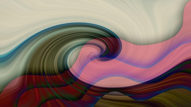 abstract twirl twisted colorful background