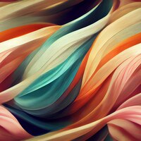 abstract twirling colorful background, multi color liquid oil painting textures