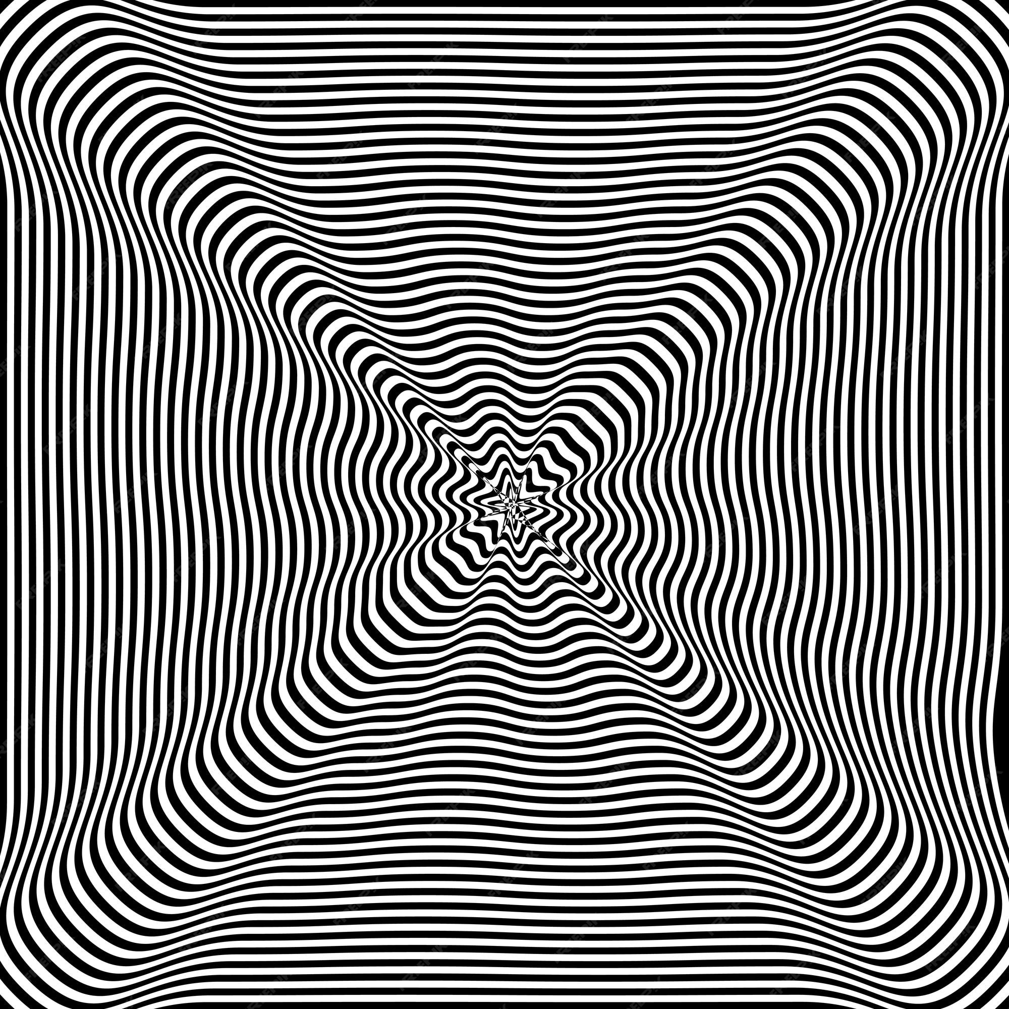 Black And White Optical Illusions