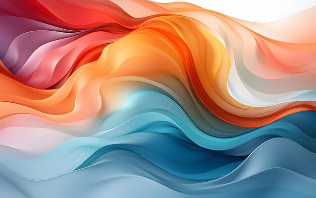 Abstract twisted shape background