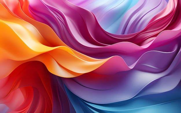 Abstract twisted shape background