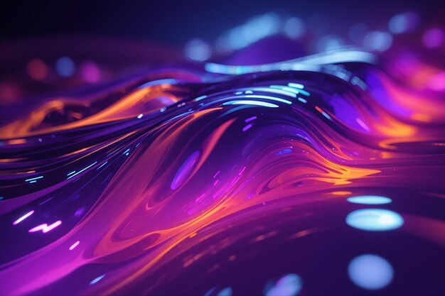 Photo abstract uv ultraviolet light composition