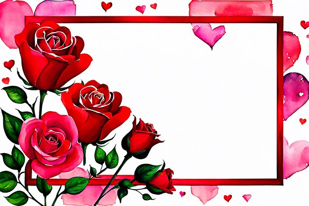 Abstract Valentine frame border achtergrond valentine textuur Valentine banner ontwerp Liefde concept