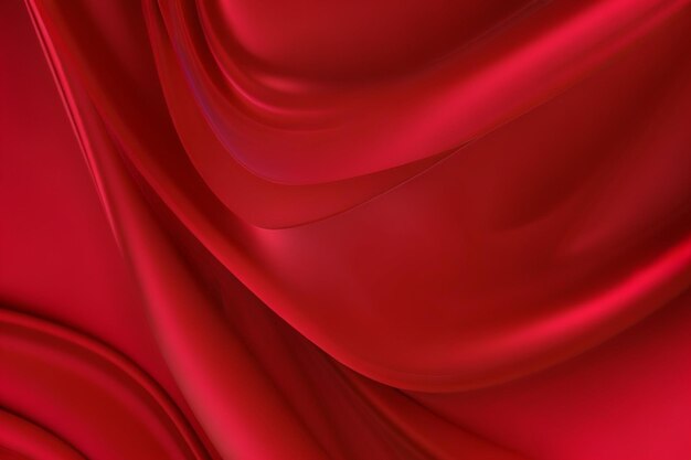 Abstract vector background luxury red silk or satin texture red cloth or liquid wave or wavy folds of grunge silk red luxurious background design of elegant curves red material