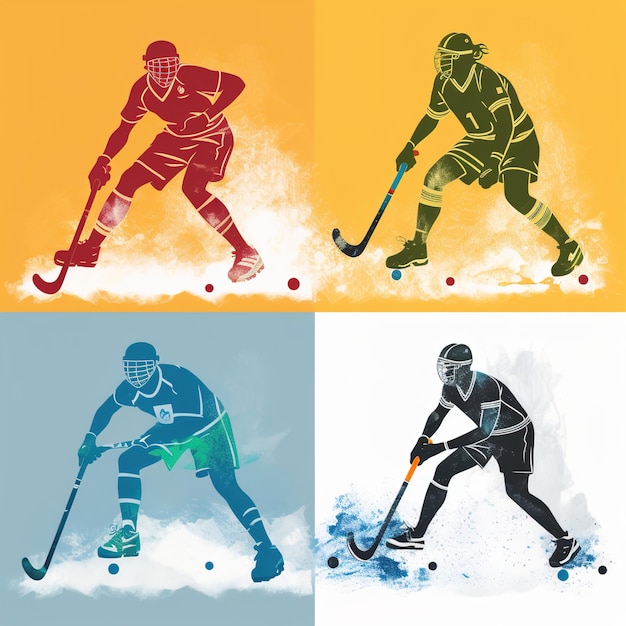 Abstract vector illustration National sports dayillustration