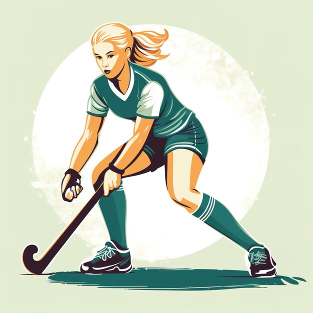 Abstract vector illustration national sports dayillustration