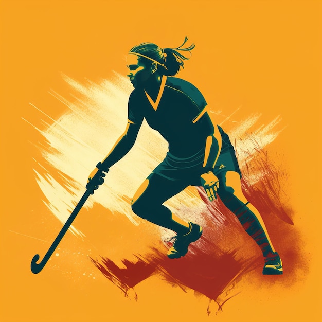 Abstract vector illustration national sports dayillustration