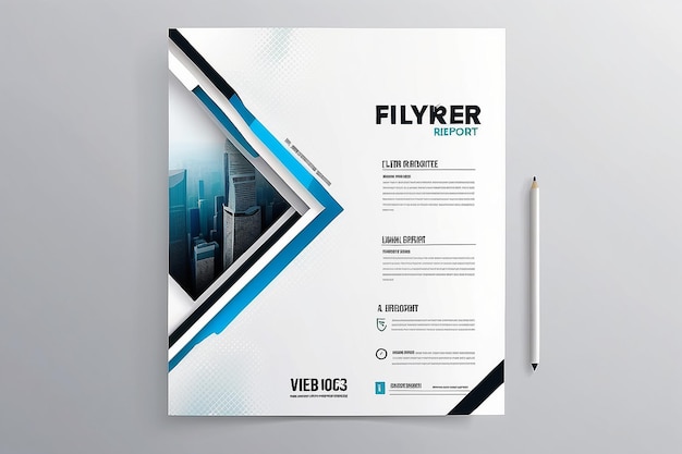 Foto riassunto vector modern flyers brochure booklet