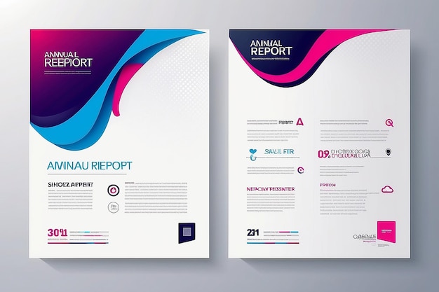 Abstract vector modern flyers brochure booklet