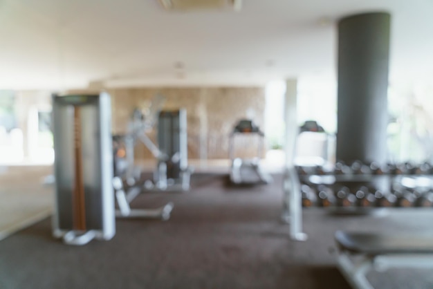 Foto abstract vervagen fitness gym voor achtergrond