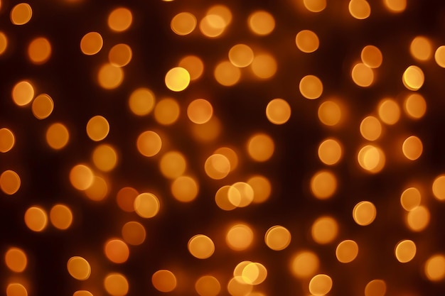 Abstract vervagen gouden bokeh lichte kerstvakantie achtergrond