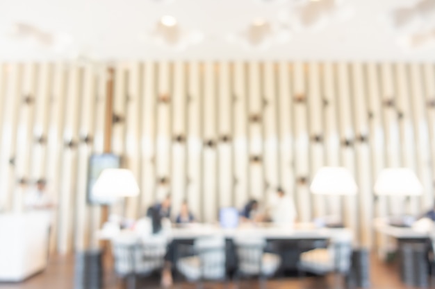 abstract vervagen luxe hotel lobby voor achtergrond