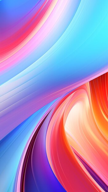 Abstract vibrant colorful wave background for wallpaper presentation