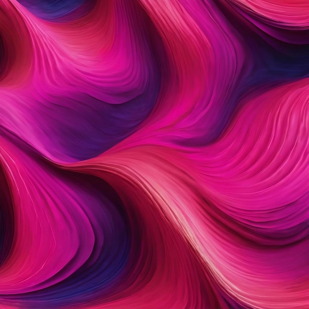 Abstract vibrant magenta waves pattern