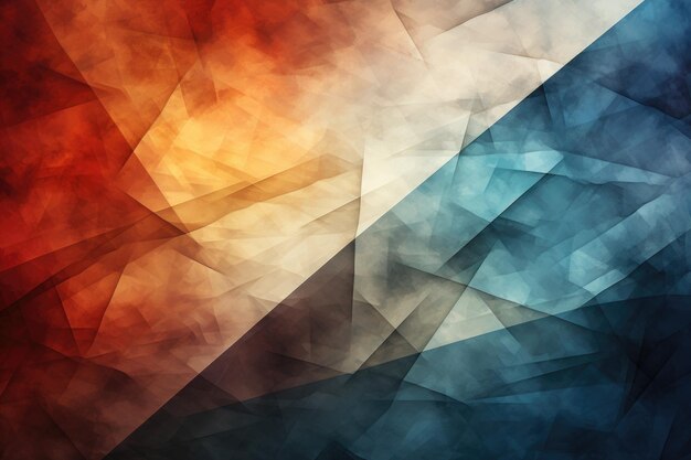 Photo abstract vintage chromatic overlapping background with dusty texture generative ia