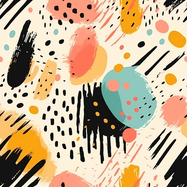 abstract_vintage_graphic_vector_art_seamless_pattern