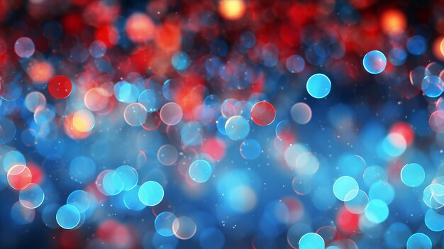 Abstract Vintage Sparkle Christmas Bokeh Lights Background