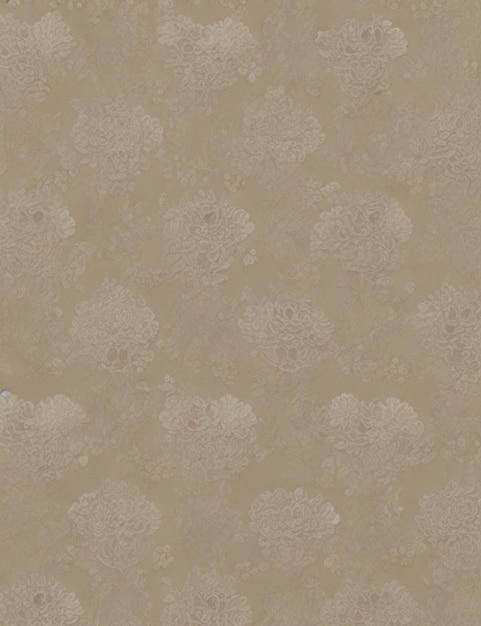 An abstract vintagestyle pattern with a unique modern twist rendered in a muted earthy color