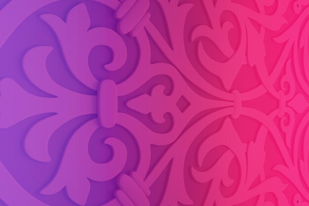 Abstract violet background with ornament
