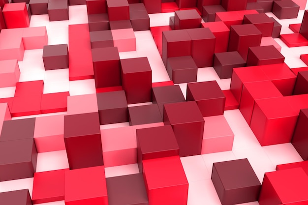 abstract wallpaper 3d render red color