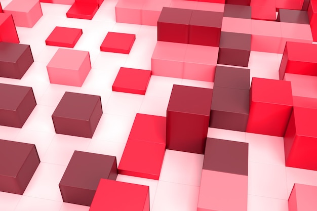 abstract wallpaper 3d render red color